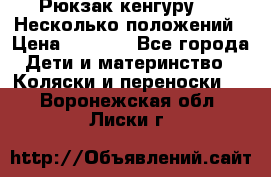 Рюкзак кенгуру 0 . Несколько положений › Цена ­ 1 000 - Все города Дети и материнство » Коляски и переноски   . Воронежская обл.,Лиски г.
